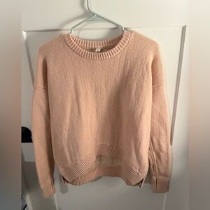 lululemon athletica Soft Pink Crewneck Sweater